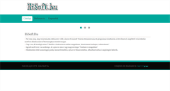 Desktop Screenshot of hisoft.hu